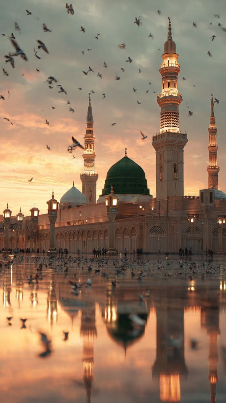 From the Prophet’s Mosque courtyards